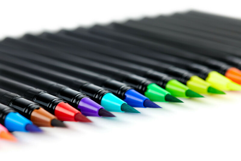 24 +1 Pack Professional Watercolour Brush Pens Set Drawing Art Sketch Manga - Image 3
